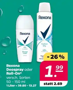 NETTO Rexona deospray Angebot
