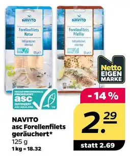 NETTO Navito asc forellenfilets Angebot