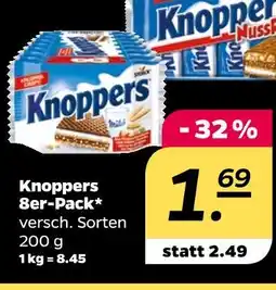 NETTO Knoppers waffelschnitte Angebot