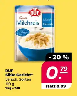 NETTO Ruf süße gericht Angebot