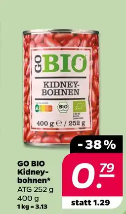 NETTO Go bio kidneybohnen Angebot