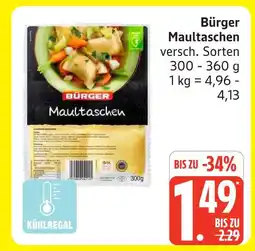 Marktkauf Bürger maultaschen Angebot