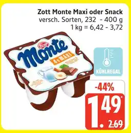 Marktkauf Zott monte maxi Angebot