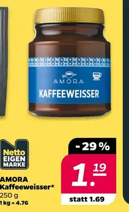 NETTO Amora kaffeeweisser Angebot