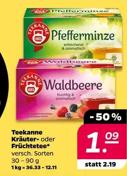NETTO Teekanne kräuter- oder früchtetee Angebot