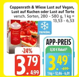 Marktkauf Coppenrath & wiese lust auf vegan, lust auf kuchen oder lust auf torte Angebot