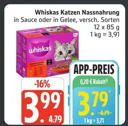 Marktkauf Whiskas katzen nassnahrung Angebot