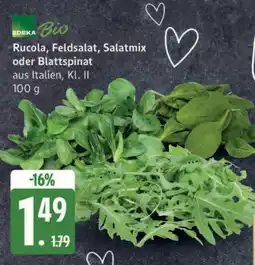 Marktkauf Edeka bio rucola, feldsalat, salatmix oder blattspinat Angebot