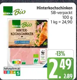Marktkauf Edeka bio hinterkochschinken Angebot
