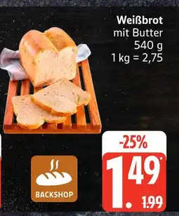 Marktkauf Weißbrot mit butter Angebot