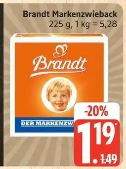 Marktkauf Brandt markenzwieback Angebot