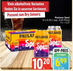 Marktkauf Paulaner spezi Angebot