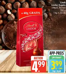 Marktkauf Lindt lindor kugeln Angebot