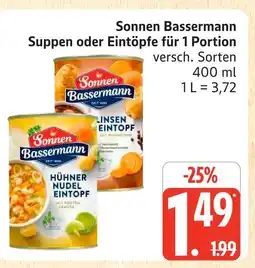 Marktkauf Sonnen bassermann linsen eintopf Angebot