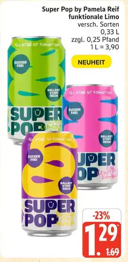 Marktkauf Super pop by pamela reif funktionale limo zitrone Angebot