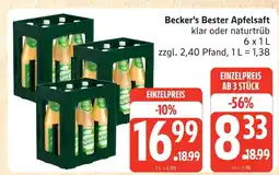 Marktkauf Becker's bester apfelsaft klar oder naturtrüb Angebot