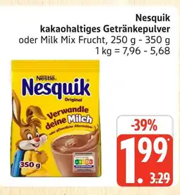 Marktkauf Nestlé nesquik kakaohaltiges getränkepulver Angebot