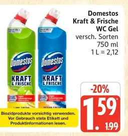 Marktkauf Domestos kraft & frische wc gel Angebot