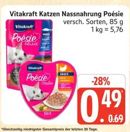 Marktkauf Vitakraft katzen nassnahrung poésie Angebot