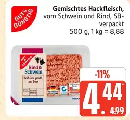 Marktkauf Gut & günstig gemischtes hackfleisch Angebot