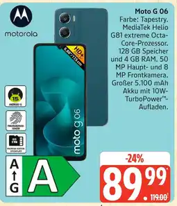 Marktkauf Motorola moto g 06 Angebot