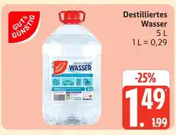 Marktkauf Gut & günstig destilliertes wasser Angebot