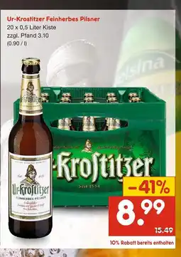 Netto Marken-Discount Ur-krostitzer feinherbes pilsner Angebot