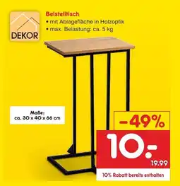 Netto Marken-Discount Beistelltisch Angebot