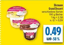 diska Ehrmann grand dessert vanilla Angebot