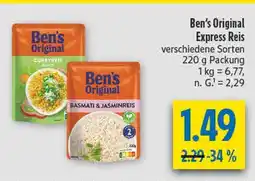diska Ben's original curryreis Angebot