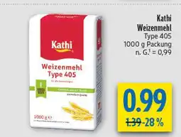 diska Kathi weizenmehl type 405 Angebot