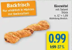 diska Käsewirbel mit salami Angebot