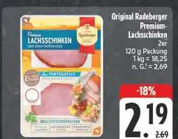 E-Center Radeberger premium lachsschinken Angebot