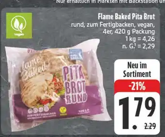 E-Center Flame baked pita brot Angebot