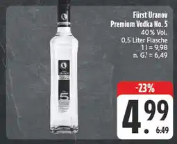 E-Center Fürst uranov premium vodka no. 5 Angebot