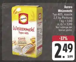 E-Center Aurora weizenmehl type 405 Angebot