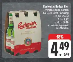 E-Center Budweiser budvar bier Angebot