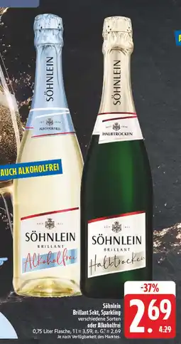 E-Center Söhnlein brillant sekt alkoholfrei Angebot