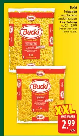 Marktkauf Bucki frischkor-nudeln hörnchen Angebot