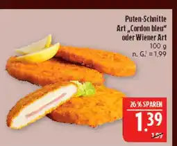 Marktkauf Puten-schnitte art „cordon bleu“ oder wiener art Angebot