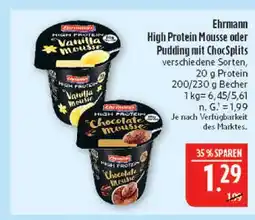 Marktkauf Ehrmann high protein mousse vanilla Angebot