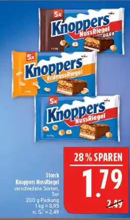 Marktkauf Storck knoppers nussriegel dark Angebot