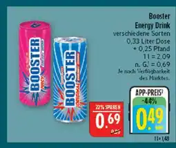 Marktkauf Booster energy drink Angebot