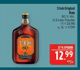 Marktkauf Stroh original rum Angebot