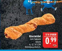 Marktkauf Käsewirbel mit salami Angebot
