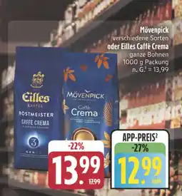 Edeka Eilles röstmeister caffè crema Angebot