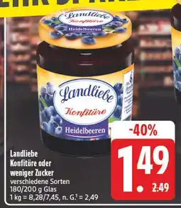 Edeka Landliebe konfitüre heidelbeeren Angebot