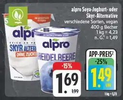 Edeka Alpro soya-joghurt Angebot