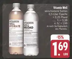 Edeka Vitamin well hydrate Angebot