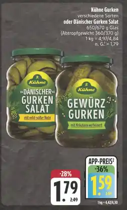 Edeka Kühne dänischer gurken salat Angebot